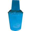 12 Oz. Light Up Drink Shaker - Frosted w/ Blue LED's